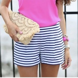 *3 for $25* J. Crew nautical side zip shorts